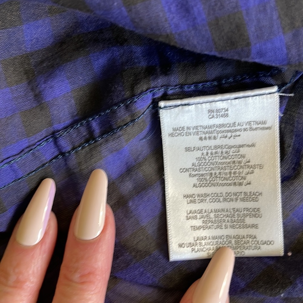 Bcbgeneration Misses Small Button Front Shirt - image 7